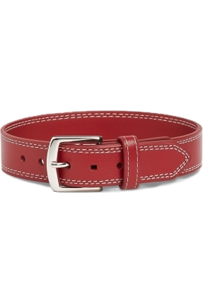 Scarlet Stitch Leather Choker