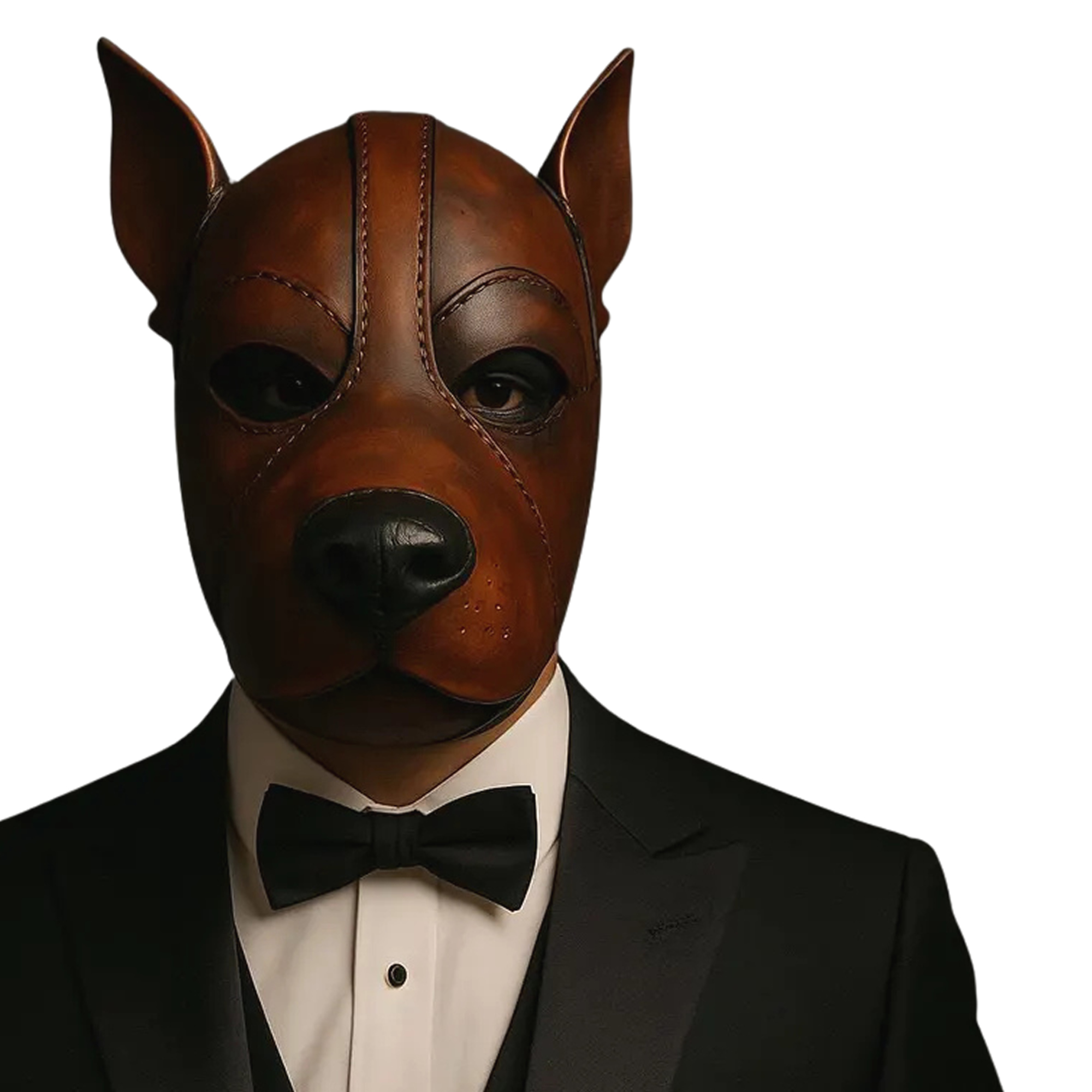 Pup Play Boxer Deri Köpek Maskesi - Görsel 3