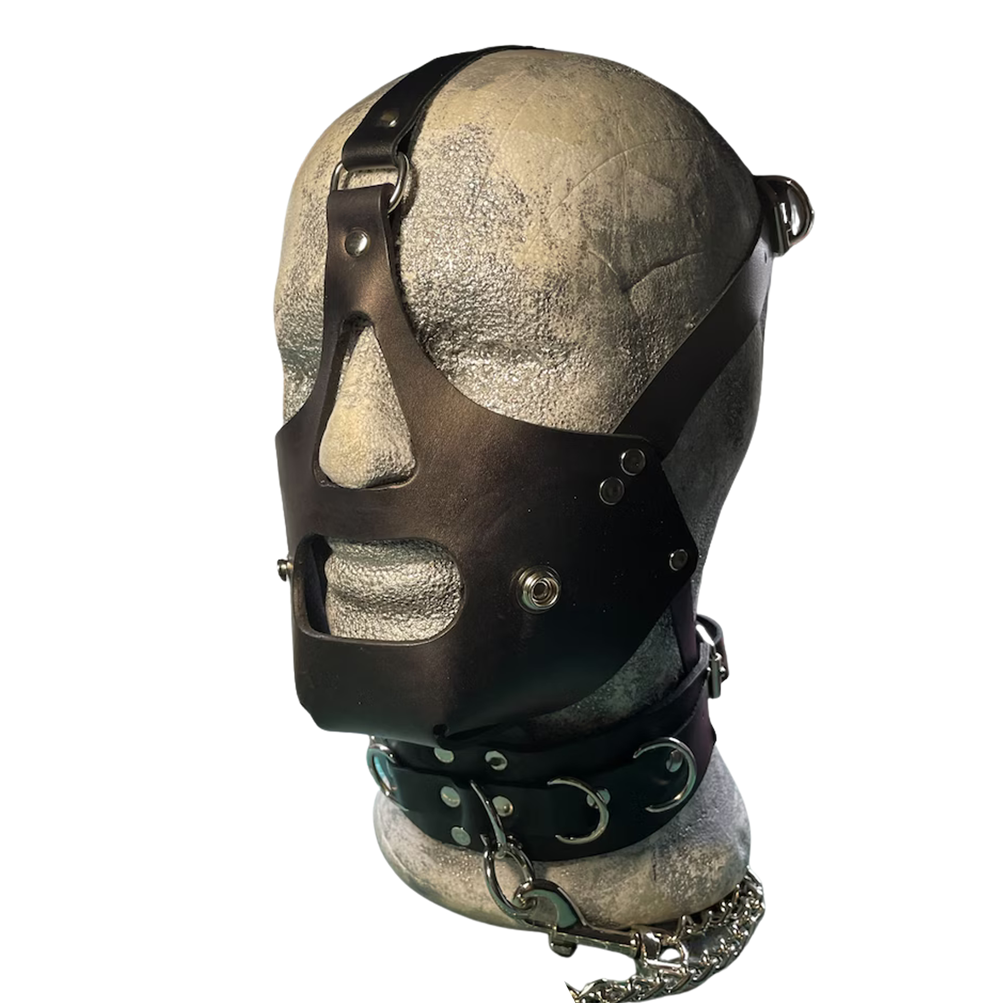 Hakiki Deri BDSM Muzzle Face Harness - Image 2