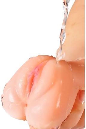 XOXO 3-Inlet Realistic Masturbator 550 g – TPE, Light Skin, Ultra Natural Texture