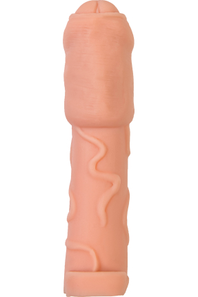 Penis Kılıfı – Boyut Artırıcı, TPE, Ten Rengi, 16 cm