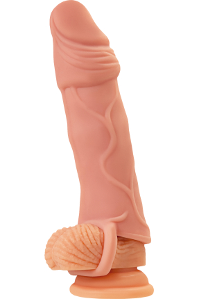 XLover by TOYFA Penis Sleeve – Size Enhancer, TPE, Skin Tone, 16 cm