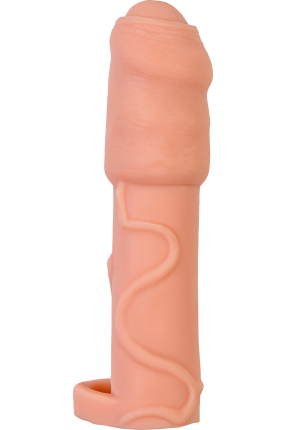 Penis Kılıfı – Boyut Artırıcı, TPE, Ten Rengi, 16 cm