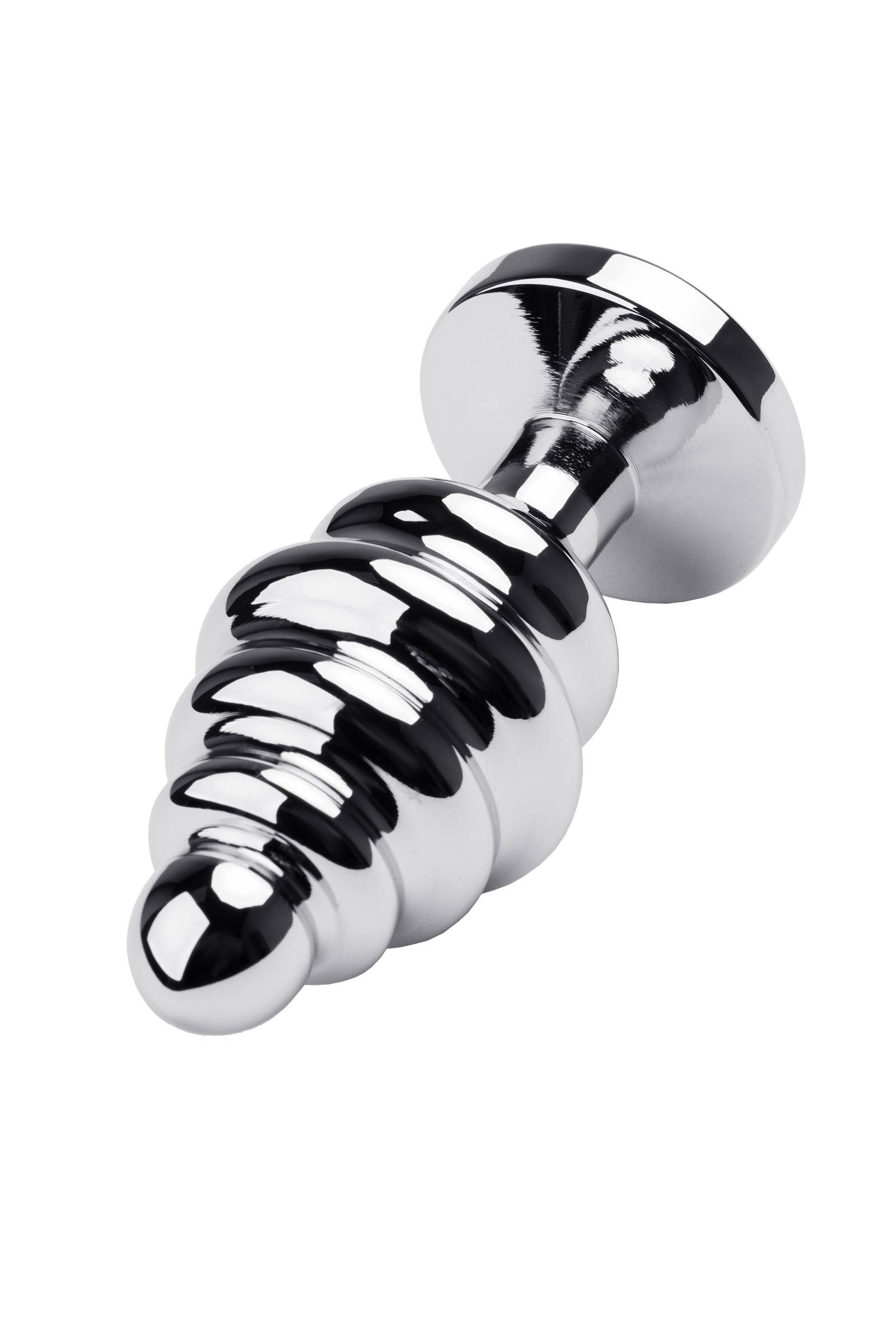 Metal by TOYFA Anal Plug, Metal, gümüş, mavi kristalli, 7,2 cm, Ø 4 cm, 130 g 3 silver