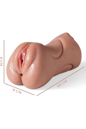XOXO 3 Girişli Realistik Mastürbatör – TPE, 550 g