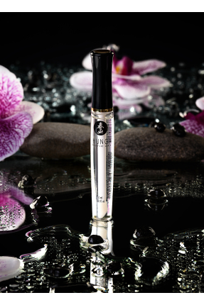 Shunga "Divine Delight" lip gloss, icy fire effect, strawberry and champagne, 10 ml