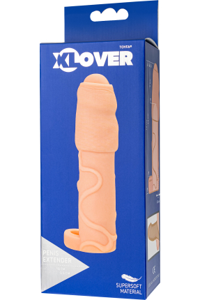 Penis Kılıfı – Boyut Artırıcı, TPE, Ten Rengi, 16 cm