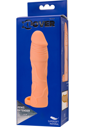 XLover by TOYFA Penis Sleeve – Size Enhancer, TPE, Skin Tone, 19 cm