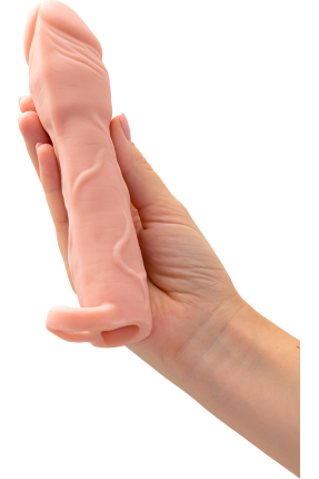 XLover by TOYFA Penis Sleeve – Size Enhancer, TPE, Skin Tone, 19 cm