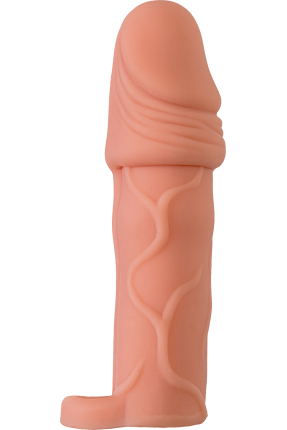 XLover by TOYFA Penis Sleeve – Size Enhancer, TPE, Skin Tone, 16 cm