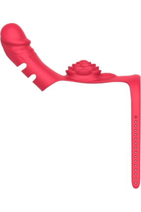Floral Patterned Belted Penis Ring and Sheath