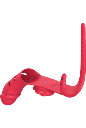 Floral Patterned Belted Penis Ring and Sheath