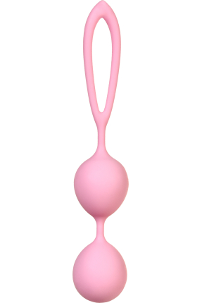 Eromantica Lotus vaginal balls, silicone, pink, 17 cm