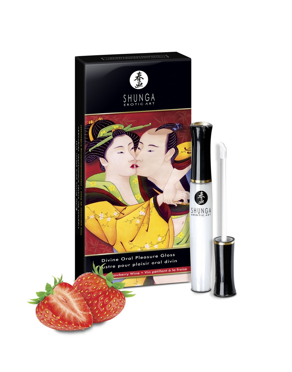 Shunga "İlahi Zevk" dudak parlatıcısı, buzlu ateş etkisi, çilek ve şampanya, 10 ml 4 Shunga "İlahi Zevk" dudak parlatıcısı, buzlu ateş etkisi, çilek ve şampanya, 10 ml - Image 15