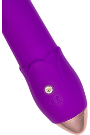 Wesea Silicone Vibrating Shower Head – Purple, 20.5 cm