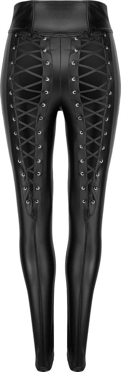 Wetlook Bağcıklı Pantolon 4 Wetlook Bağcıklı Pantolon - Görsel 4