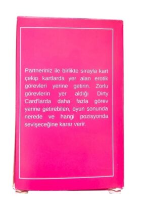 50 Parça Erotik Görev Kartları – Çiftler İçin Özel Oyun Seti