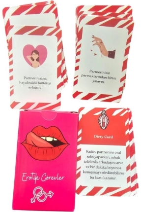 50 Pieces Erotic Task Cards – Special Game Set for Couples