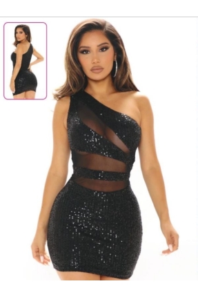 Transparent Mini Dress