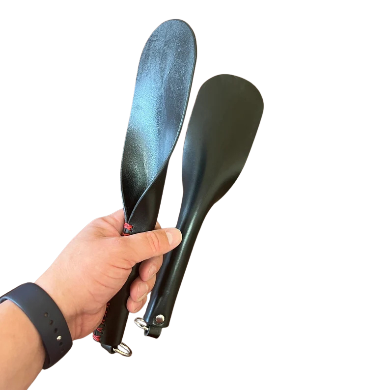 Hakiki Deri BDSM Oval Paddle 4 Hakiki Deri BDSM Oval Paddle - Görsel 4