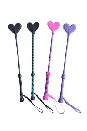 Heart-shaped Handmade Genuine Leather Riding Crop