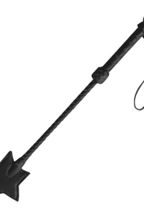 Star-Ended Handmade Leather Riding Crop