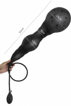 Şişirilebilir Anal Plug Seti – Pompalı Hava Basınçlı