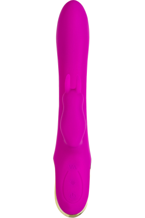 Trinny Üçlü Etkili Silikon Vibratör – Mor, 21,5 cm