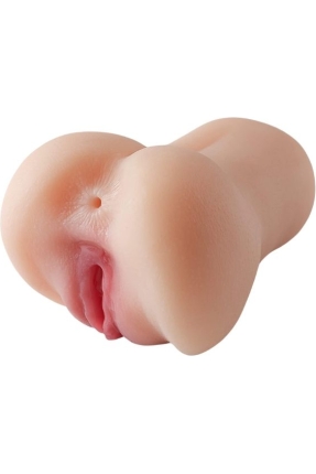 XOXO 2-Inlet Realistic Masturbator 700 g – TPE, Flesh, 17.5 cm, 700 g