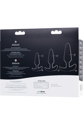 Pleasure Eridani Anal Plug Seti, 3 adet