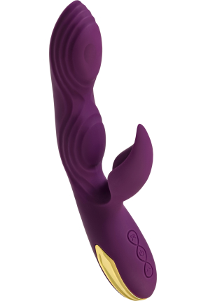 L'Eroina Octar Çift Motorlu Rabbit Vibratör - 24,5 cm