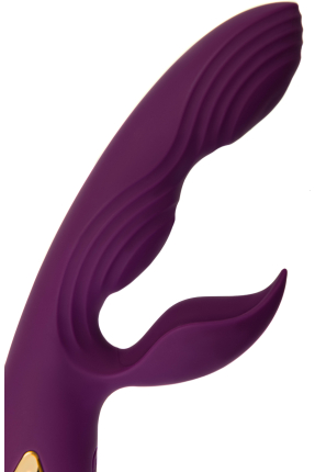 L'Eroina Octar Çift Motorlu Rabbit Vibratör - 24,5 cm